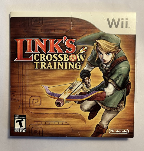 Link's Crossbow Training Wii Físico Auténtico + Zapper Orig.
