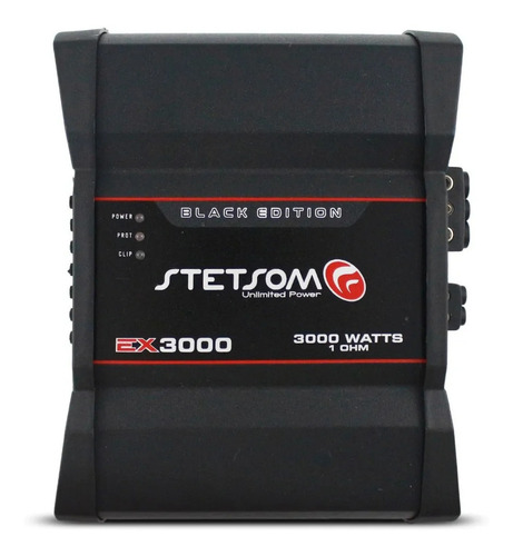 Modulo Amplificador Stetsom Ex3000 Black 1 Ohm 3000w Digital
