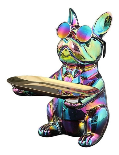 Estatua Decorativa Buldogue Resina Decoração Bulldog Psycop