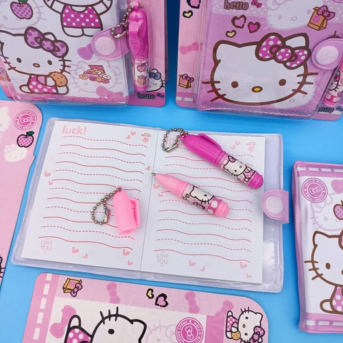 Labubu Libretas Con Lapiz Kawaii Sorpresa Cumpleaños Pack 5