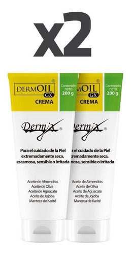  2 Dermoil Gx Crema + Muestra De Producto Dermix