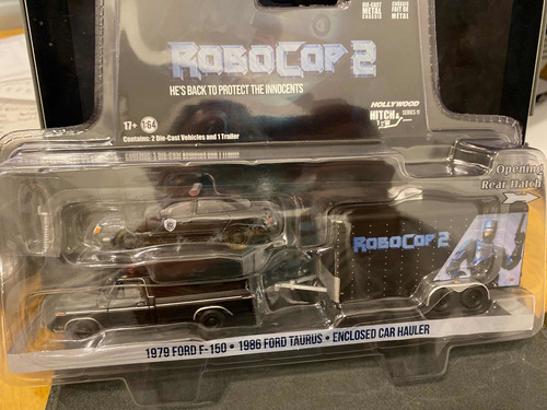 Greenlight Hitch & Tow Hollywood S11 Robocop 2 F150 Y Taurus Color Negro