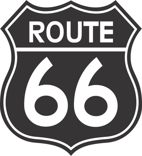 Calco Ruta 66 / Route 66 Vinilo Sticker
