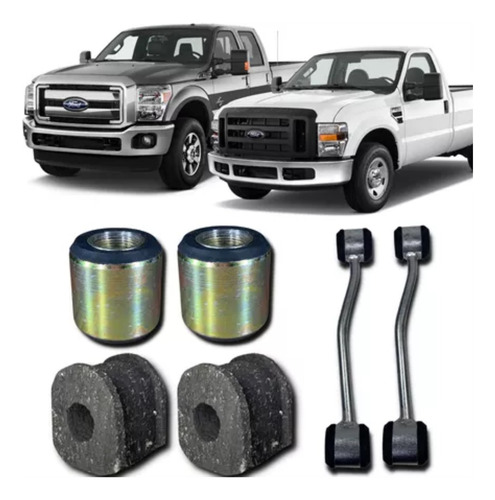 Kit F250/f350 4x4 Bucha Braço +bieleta +bucha Estabilizadora