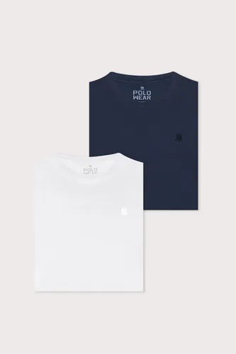 Kit 2 Camisetas Masculinas 100% Algodão Polo Wear Sortido Menor preço em Kit 2 Camisetas Masculinas 100% Algodão Polo Wear Sortido