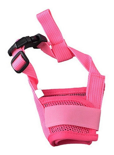 Bozal De Nylon Ajustable De Velcro Perros S