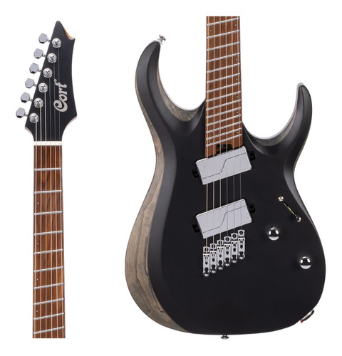 Guitarra Cort X700 Multility Black Satin C/ Captador Fishman
