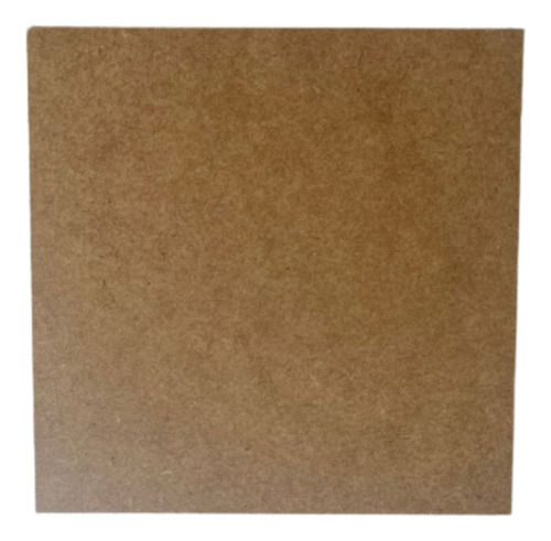 Kit 12 Placas Chapa Mdf Cru 3mm 15x15 Cm Quadro Artesanato