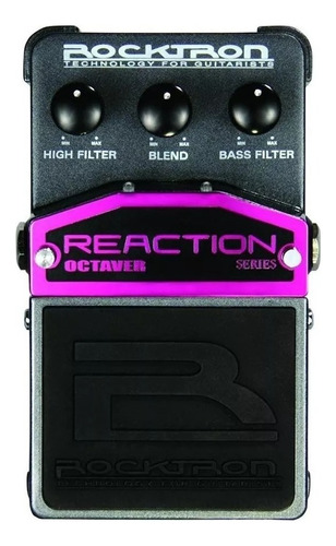 Pedal De Efeitos Rocktron Reaction Octaver Para Guitarra