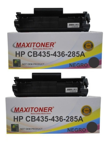 Kit 2 Toner Genérico Ce285a 85a Para Impre M1132 M1212f M121