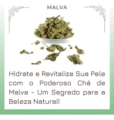 Chá De Malva- Cheirosa 100% Pura - Legítimo Malva Sylvestris