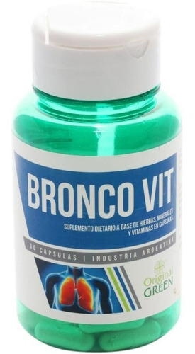 Bronco Vit. Fortalece El Sistema Respiratorio X 30 Capsulas