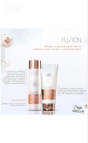 Kit Wella Fusion Intense Repair Shampoo + Cond. + Mask