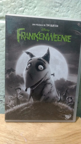 Dvd Frankenweenie Walt Disney Pixar Tim Burton Animación