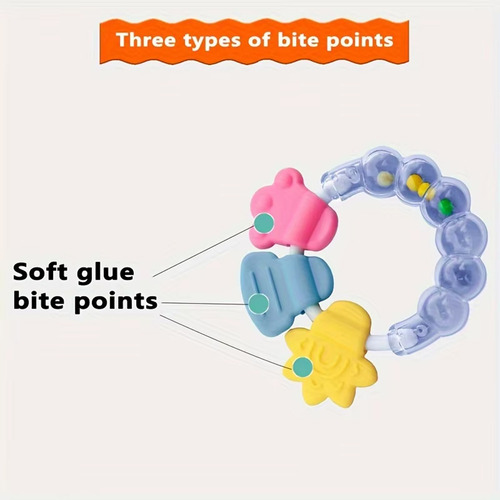 Nn Juguetes De Silicona Para Bebés Rattle Teether