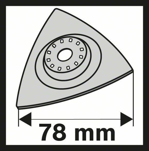 Placa de lixa Bosch Avz 78 Rt de carboneto de tungstênio Gop 2608661648 Quantidade de grãos 0