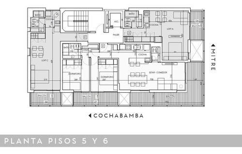 Imagen 16 de 17 de Departamentos De Studios, 1 Y 2 Dormitorios Con Amenities En Abasto