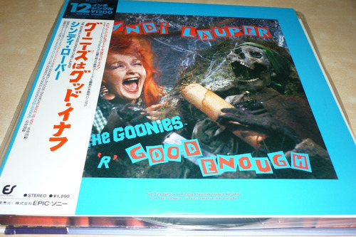 Cyndi Lauper Goonies Good Enough Vinilo 12 Japon Obi Jcd055