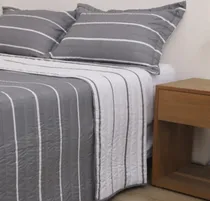 Comprar Cubrecama  Una Plaza Y Media Rayado A Rayas Nautico Vane Dec