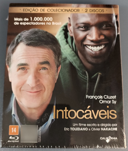 Intocáveis Blu Ray Duplo Slipcase Lacrado Original