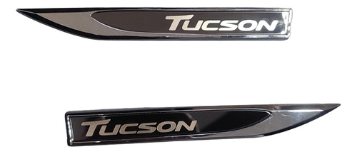 Emblemas Laterales De Hyundai Tucson 2016-2020 Metálicos 
