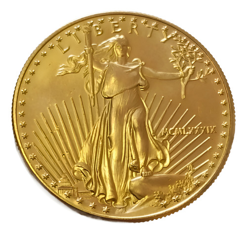 Compro Moneda De Oro , 50 Pesos Mexicanos De Oro. 37, 5 (Usado)