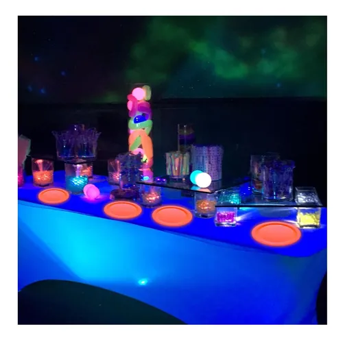 Placas De Cumpleaños De Neon Dark Glow In The Dark Neon, 50