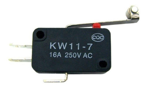Chave Micro Switch Kw11-7-1 16a 250vac C/ Roldana 29mm