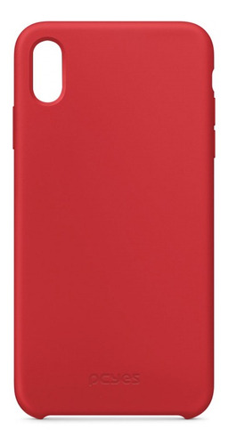 Capa Para Celular iPhone XS Max Em Silicone Liquido - Vermel