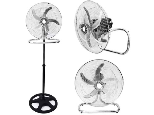 Ventilador 3 En 1 Winco W119 Metalico 18'' Pie Pared O Piso