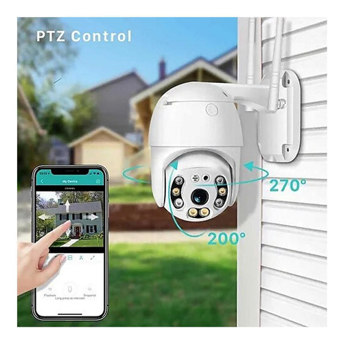 Imagen 4 de 4 de Camara Ip Wifi Exterior Vision Nocturna 2 Mp Zoom