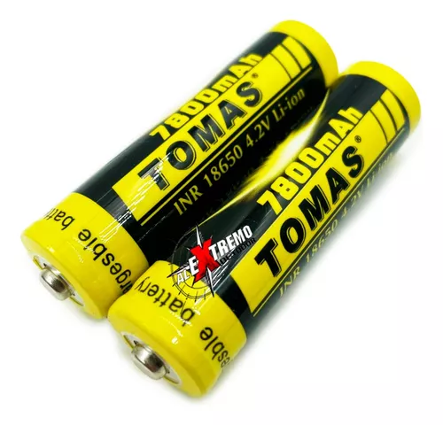 Batería de litio recargable 18650 3.7V y 1200mah para dispositivos