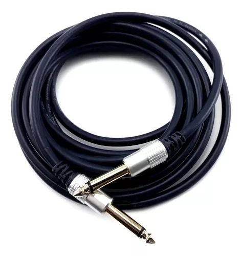 Cable Plug A Plug 1/4 Monofónico Guitarra / Audio 3.6 Mts