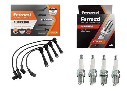 Kit Cables + Bujias Ferrazzi Ford Focus 1.8 / 2.0 16v Zetec 