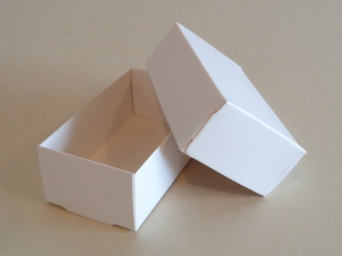 50 Cajas Blancas Con Tapa T192 (10x5.5x3.5)