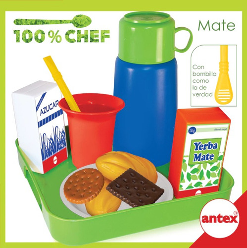 Bandeja Mate 100% Chef Antex 1158