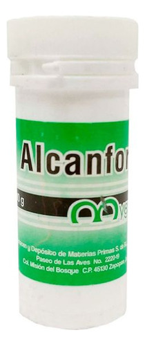 Alcanfor Frasco Con 10 G