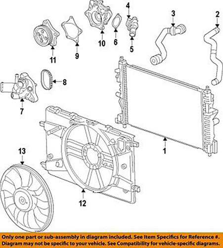 Manguera Radiador Superior Gm Spark L4 1.4l (2016-2021)