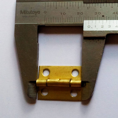 Bisagra Común Latonada De 1 Cal 22 Caja