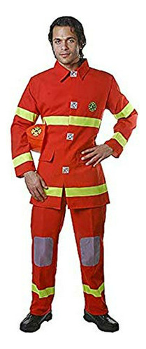 Disfraz Para Hombre Dress Up America - Bombero Rojo Para Adu