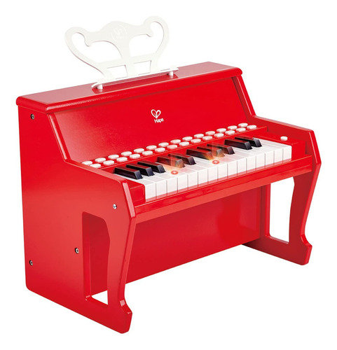 Piano De Aprendizaje Con Luces Rojo