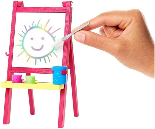 Imagem 4 de 6 de Barbie Profissões -prof. Pintura & Cavalete Ms
