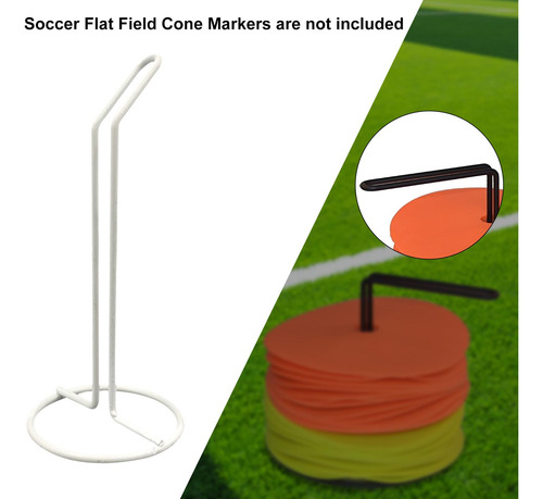 Estante Para Discos De Fútbol Con Soporte Para Conos Para