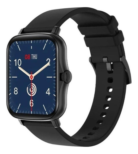 Smartwatch Colmi P8 Plus 1.69" caixa de  liga de zinco  black, pulseira  black