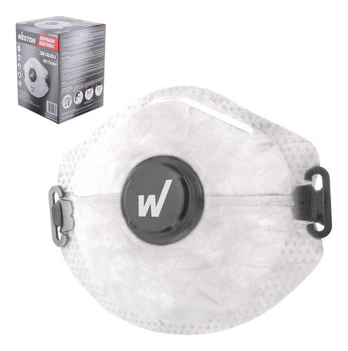 10 Respirador C/valvula N95 Certificado Cdc Weston