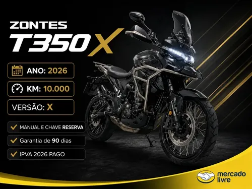 Zontes T350 X Ano 2026 Financiamos Até 48x | MercadoLivre