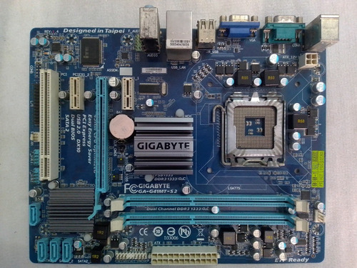 Placa Lga 775 Ddr3 Ga-g41mt-s2 Gigabyte -core 2 Quad/2 Duo