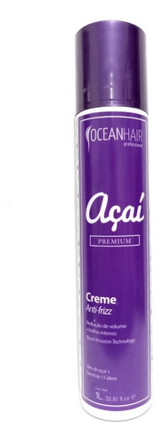 Escova Progressiva Açaí Premium 0% Formol 1l Ocean Hair