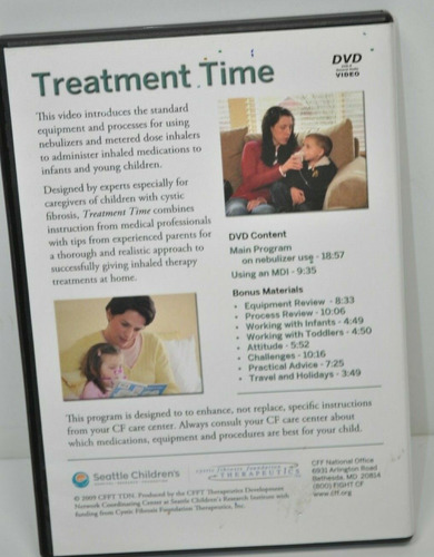Treatment Time Intro To Inhaled Therapy For Young Childr Ccg (Usado)