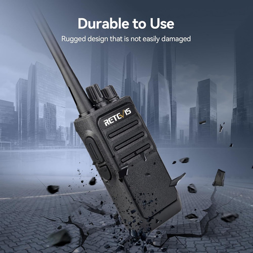 Walkie Talkies Rt17 Auriculares Alcance Largo Recargables